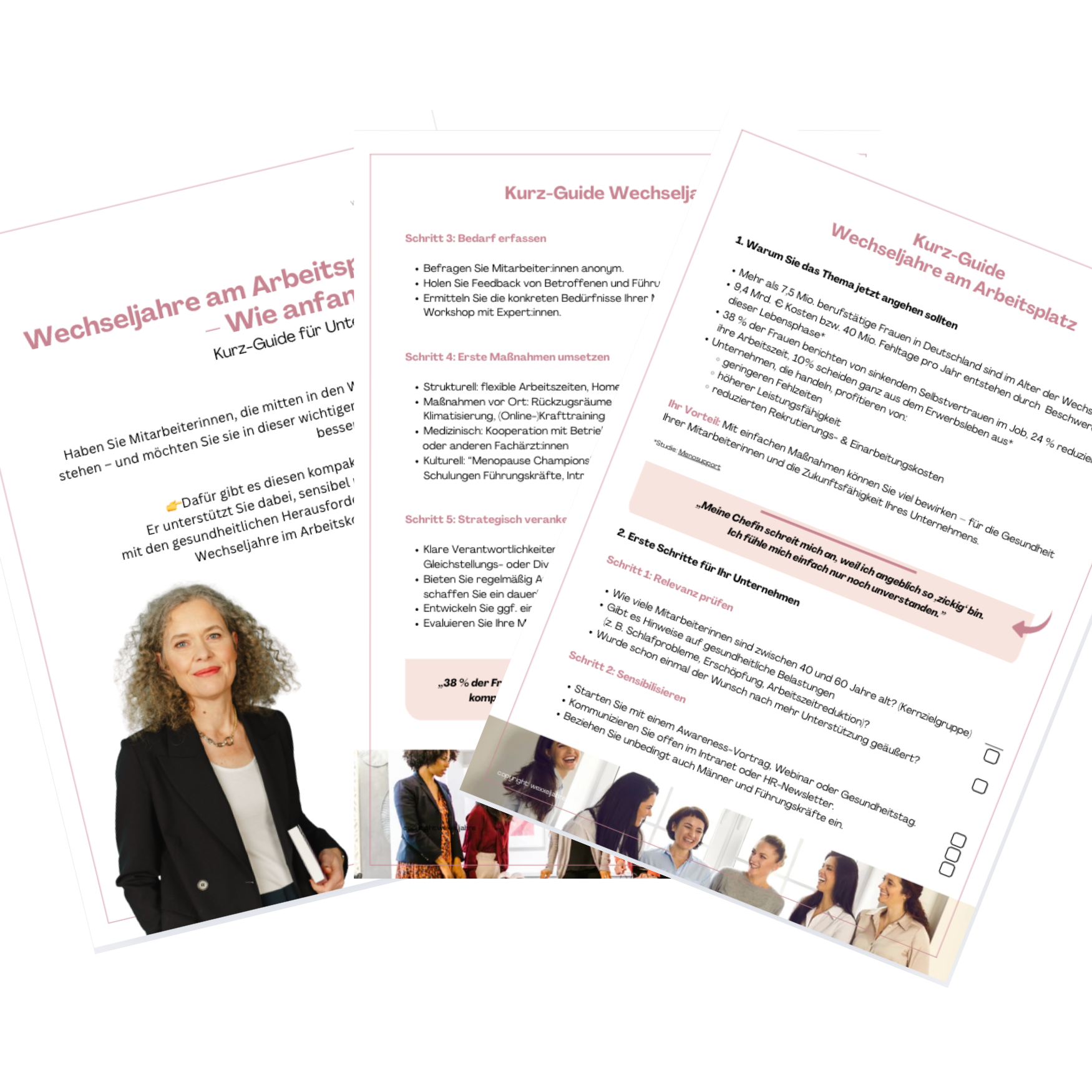 Abbildung-Mini-Guide-Wechseljahre-am-Arbeitsplatz Mini-Guide-Hormonbestimmung Wechseljahre