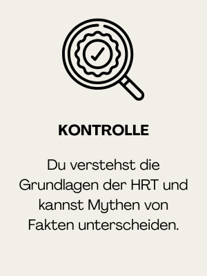 Mehr Kontrolle HRT