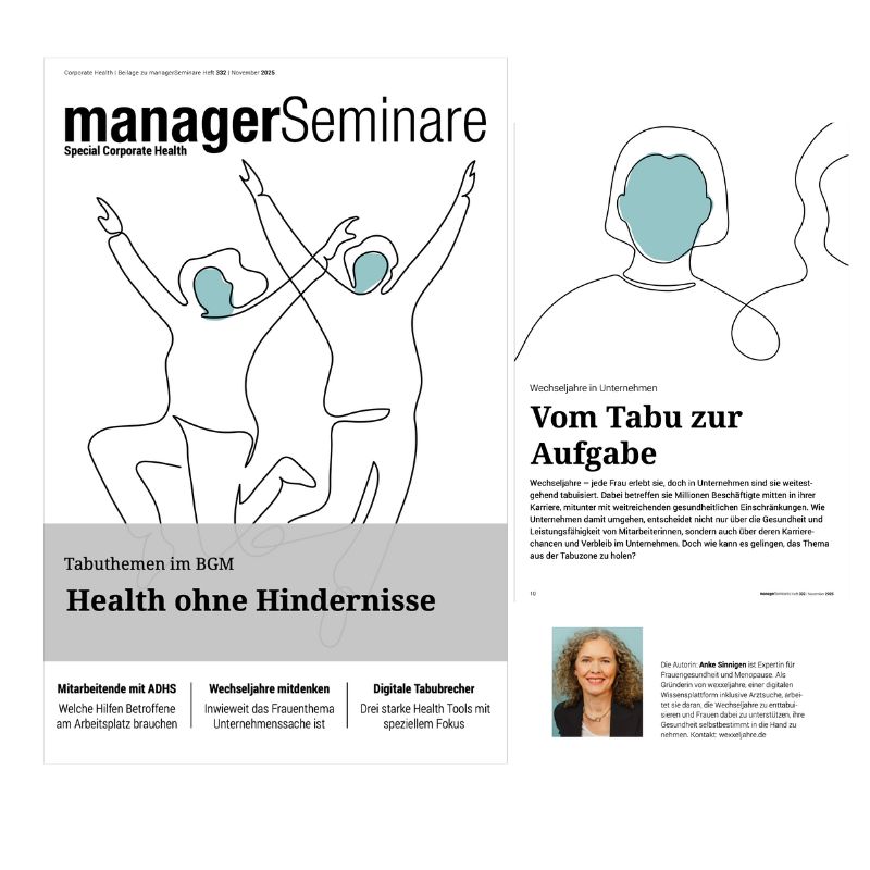 Wechseljahre Manager Seminare