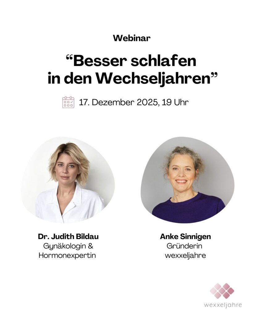 “Besser schlafen in den Wechseljahren”