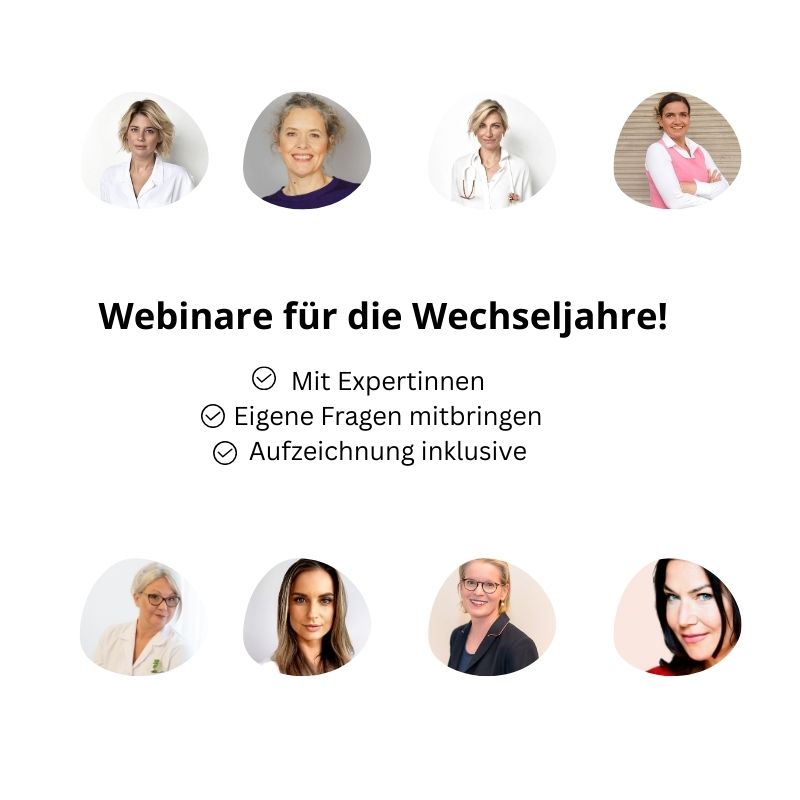 Webinare für die Wechseljahre